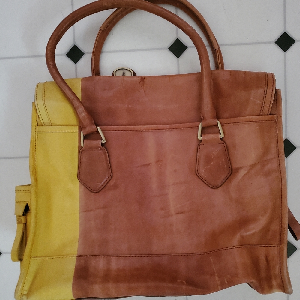🤎💛New Cole Haan Medium Leather Tote Bag💛🤎 - Picture 11 of 14